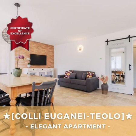 Elegante Appartamento Con Vista - Colli Euganei Teolo Bagian luar foto
