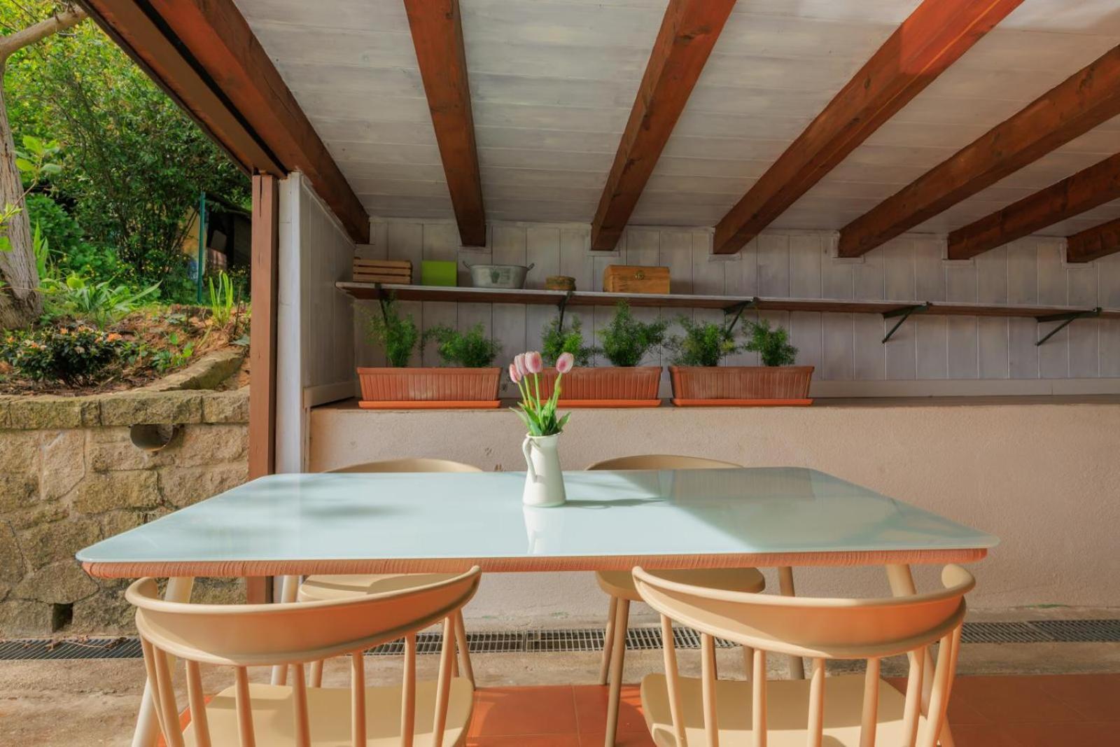 Elegante Appartamento Con Vista - Colli Euganei Teolo Bagian luar foto