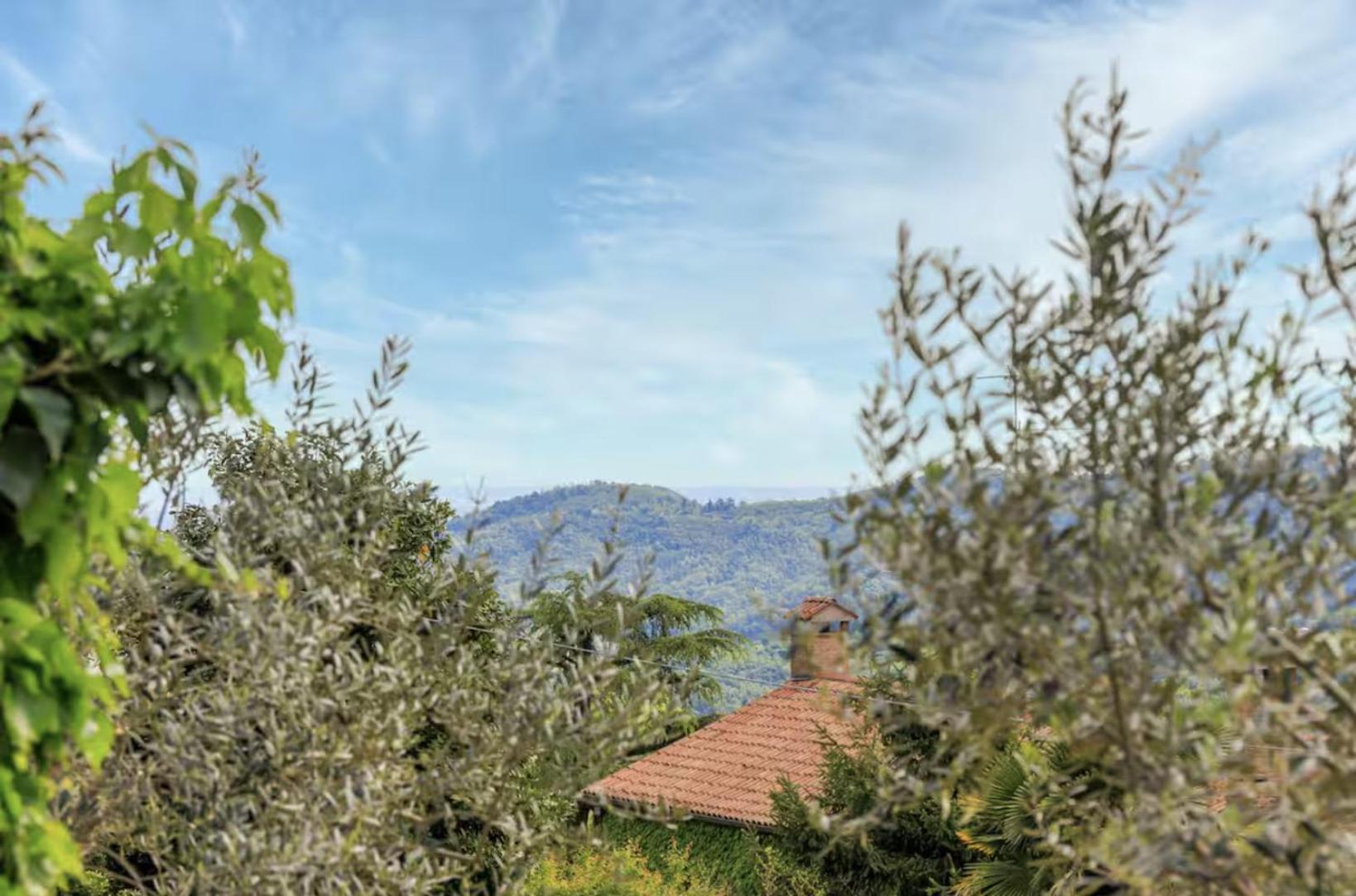 Elegante Appartamento Con Vista - Colli Euganei Teolo Bagian luar foto